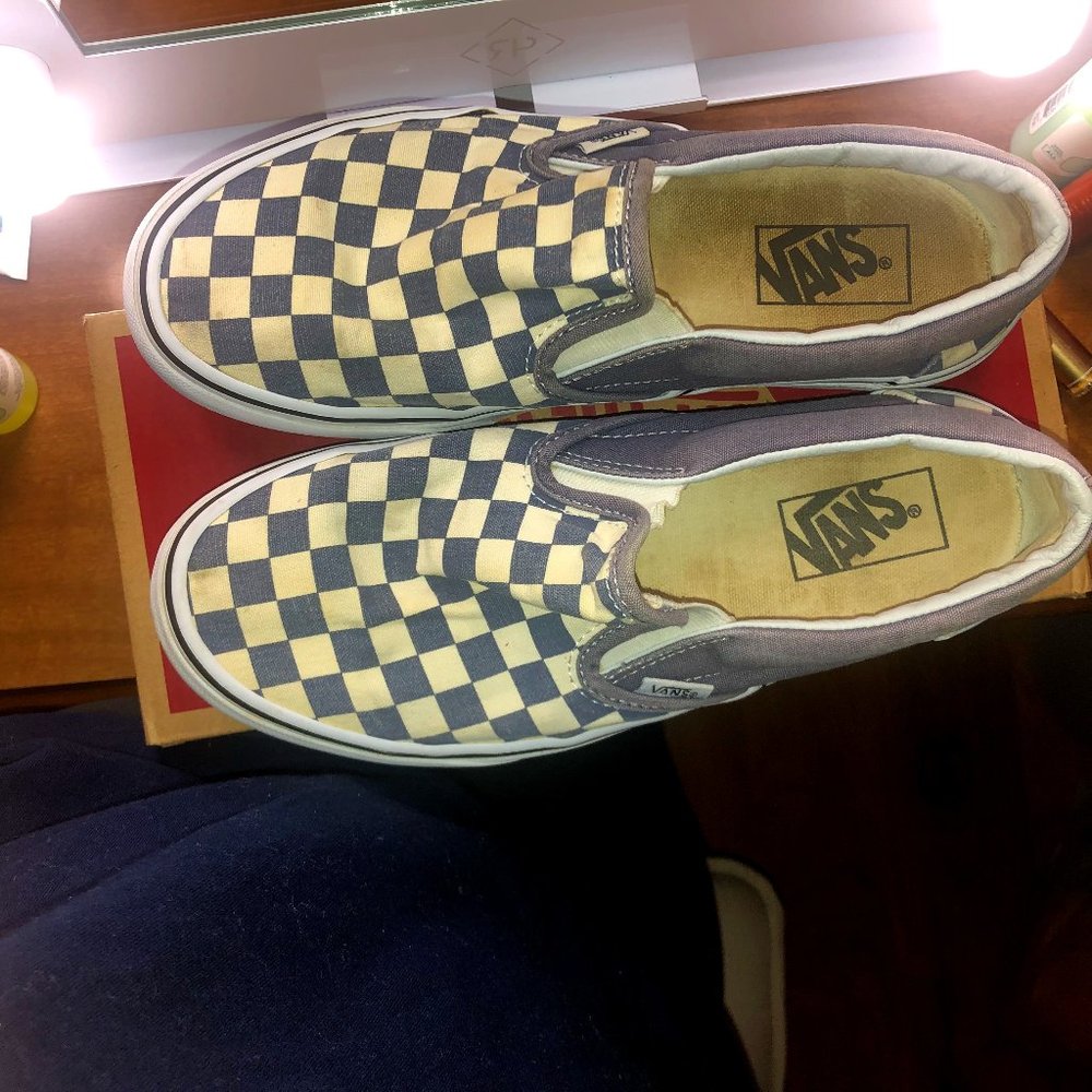 Light Grey Slip-On Vans